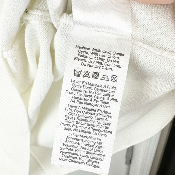 Short Flutter Polka Dot Sleeve Ribbed Hem Mixed Media Lightweight Sweater - Picture 7 of 10